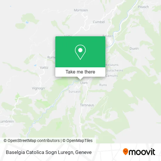 Baselgia Catolica Sogn Luregn map