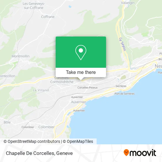 Chapelle De Corcelles map