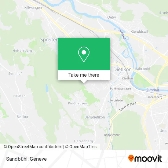 Sandbühl map