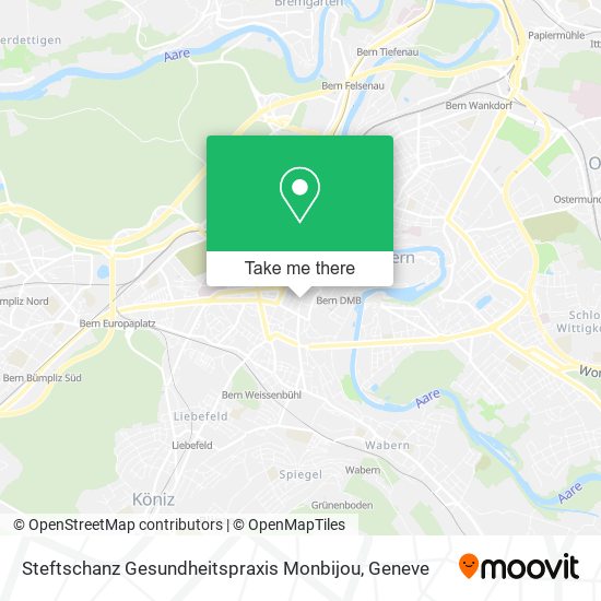 Steftschanz Gesundheitspraxis Monbijou map