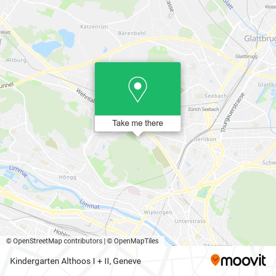 Kindergarten Althoos I + II map
