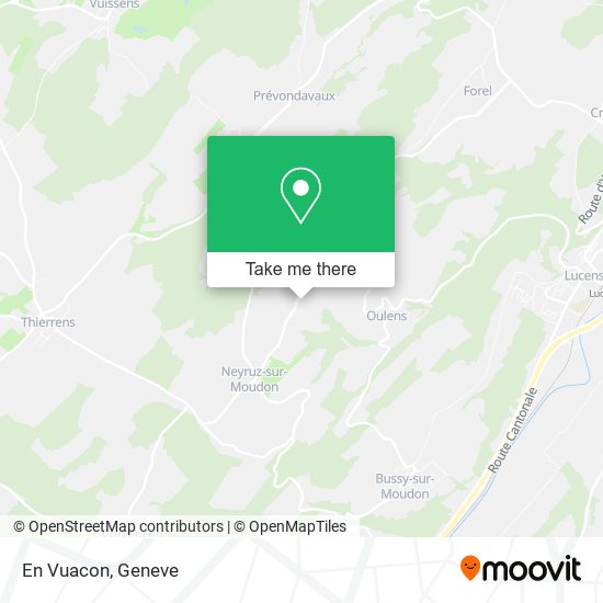 En Vuacon map