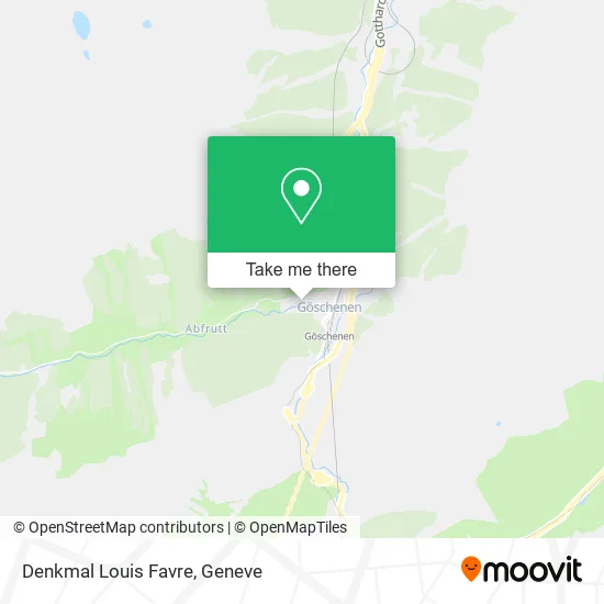 Denkmal Louis Favre map
