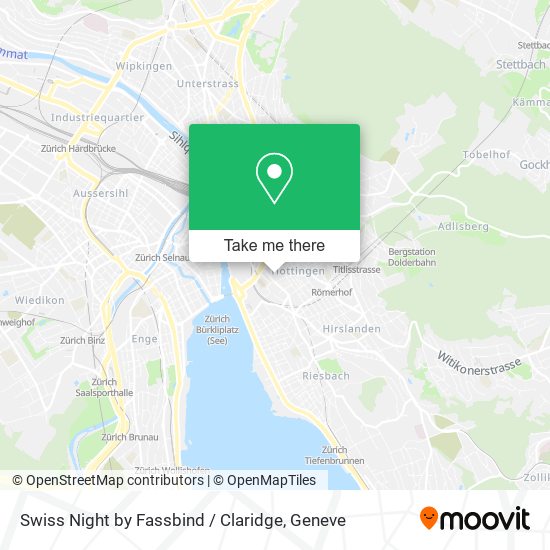 Swiss Night by Fassbind / Claridge map