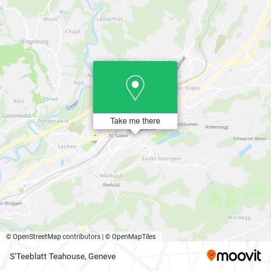 S'Teeblatt Teahouse map