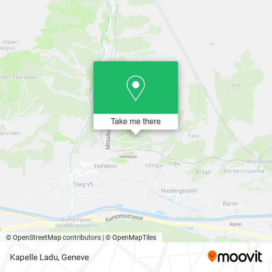 Kapelle Ladu map