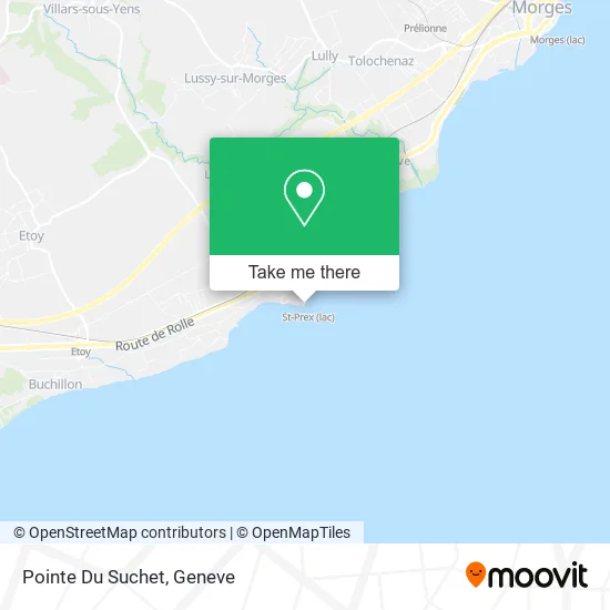 Pointe Du Suchet map