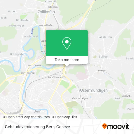 Gebäudeversicherung Bern map