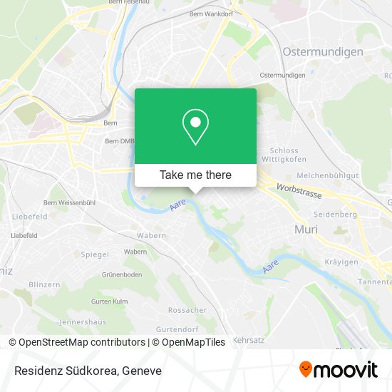 Residenz Südkorea map