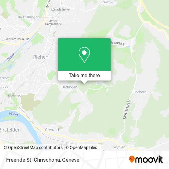 Freeride St. Chrischona map