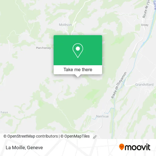 La Moille map