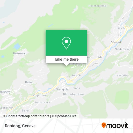 Robidog map