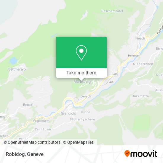 Robidog map