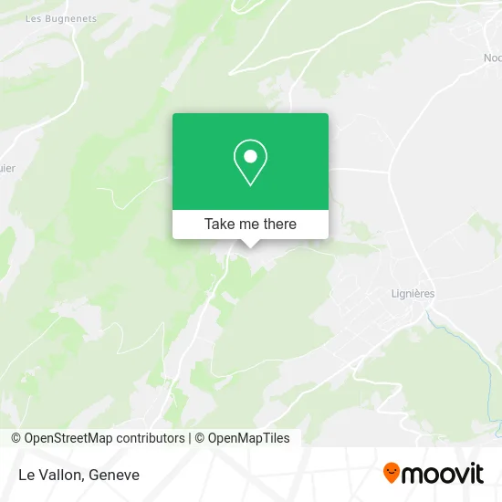 Le Vallon map