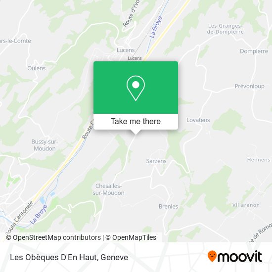 Les Obèques D'En Haut map