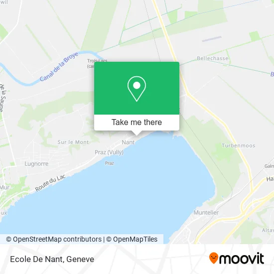 Ecole De Nant map