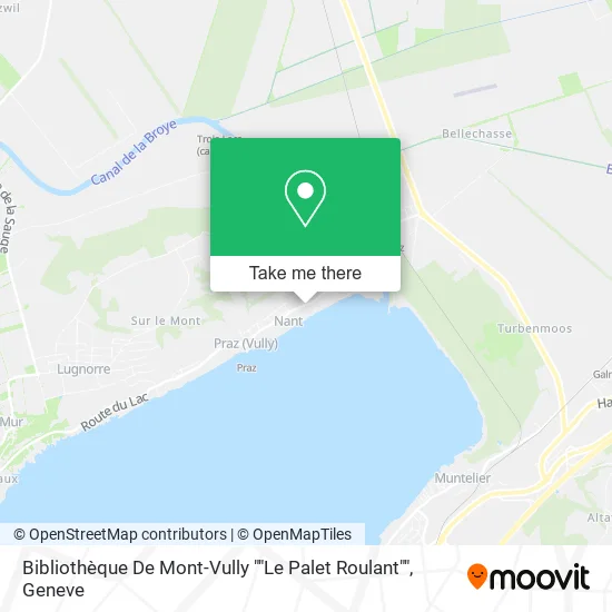 Bibliothèque De Mont-Vully ""Le Palet Roulant"" map