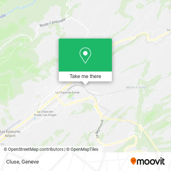 Cluse map