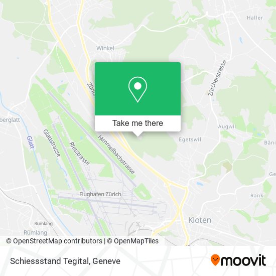 Schiessstand Tegital map