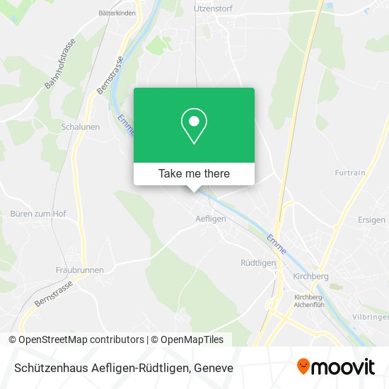 Schützenhaus Aefligen-Rüdtligen map