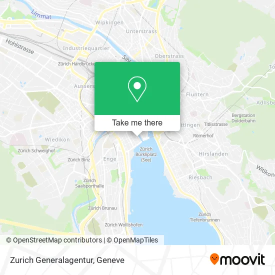 Zurich Generalagentur map