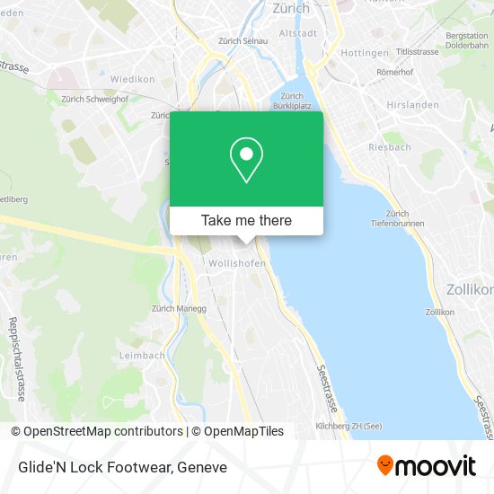 Glide'N Lock Footwear map