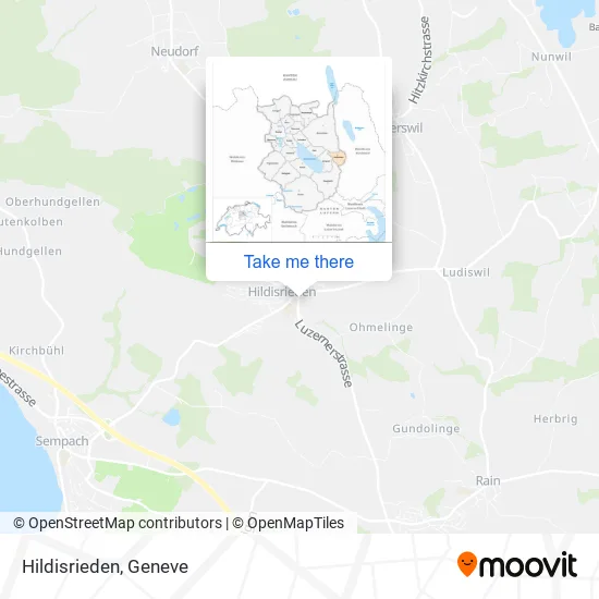 Hildisrieden map