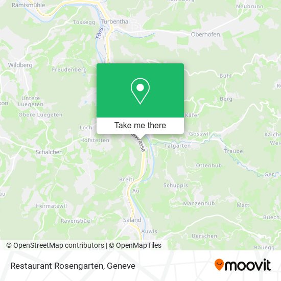 Restaurant Rosengarten map