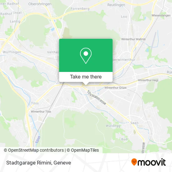 Stadtgarage Rimini map