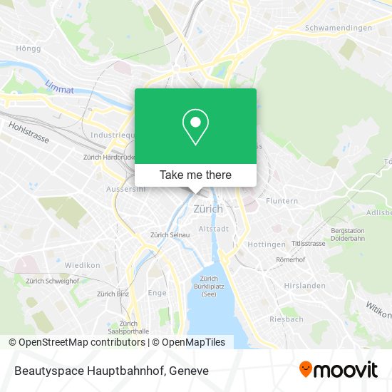 Beautyspace Hauptbahnhof map