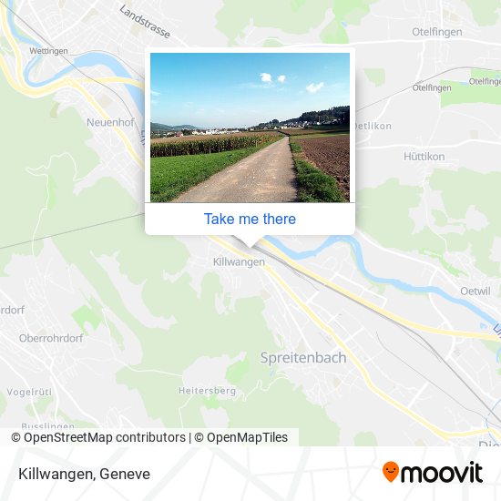 Killwangen map
