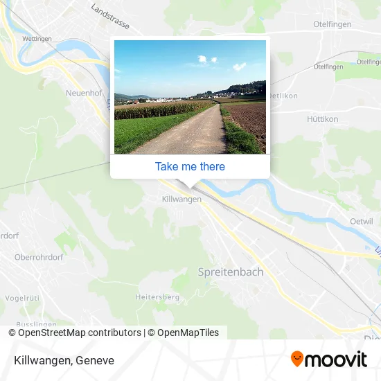 Killwangen map