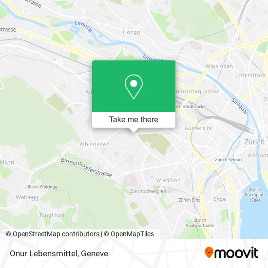 Onur Lebensmittel map