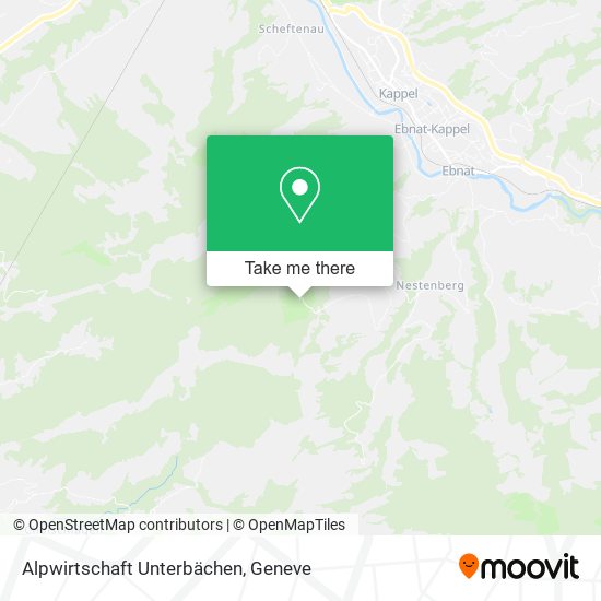 Alpwirtschaft Unterbächen map