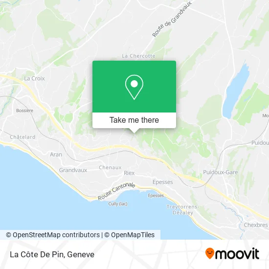 La Côte De Pin map