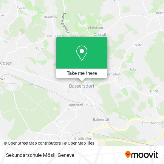 Sekundarschule Mösli map