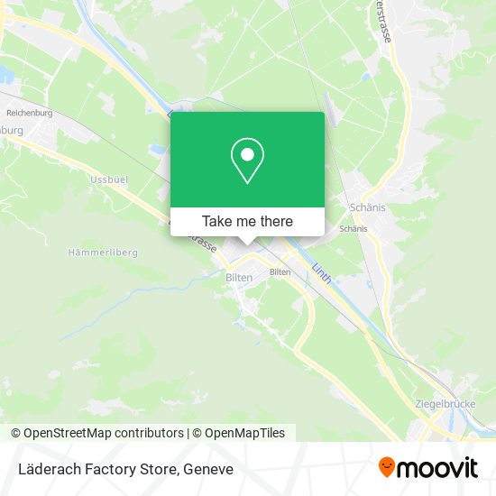 Läderach Factory Store map