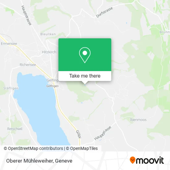 Oberer Mühleweiher map