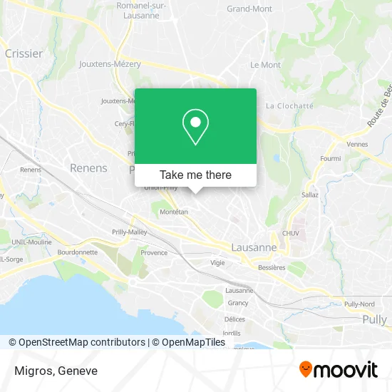 Migros map