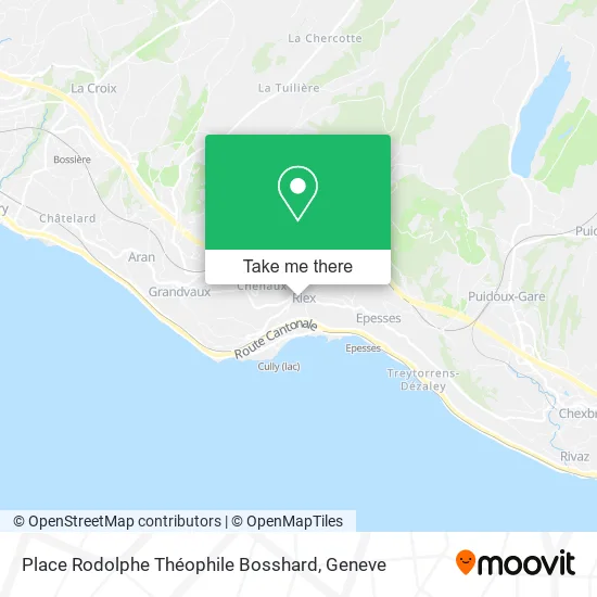 Place Rodolphe Théophile Bosshard map