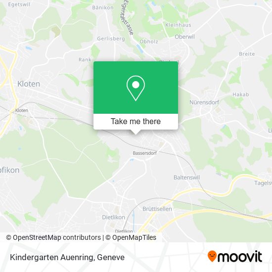 Kindergarten Auenring map