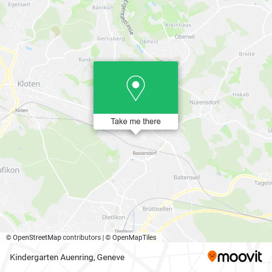 Kindergarten Auenring map