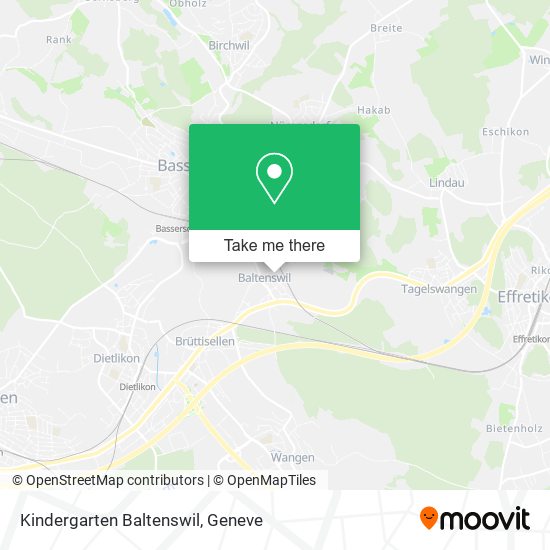 Kindergarten Baltenswil map