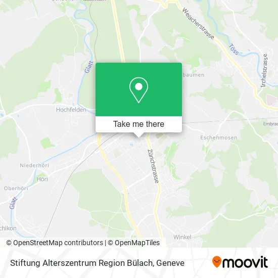 Stiftung Alterszentrum Region Bülach map