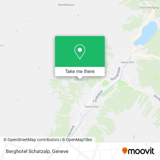Berghotel Schatzalp map