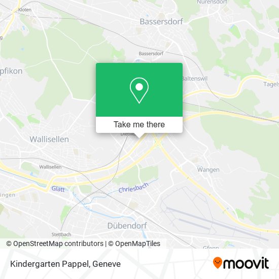 Kindergarten Pappel map