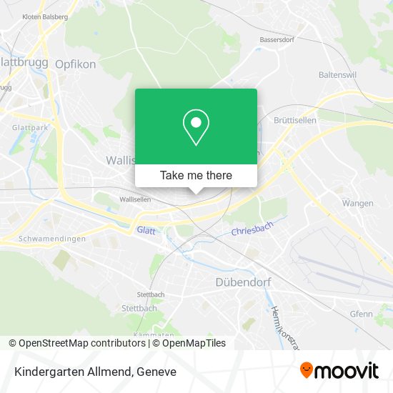 Kindergarten Allmend map