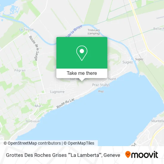 Grottes Des Roches Grises ""La Lamberta"" map