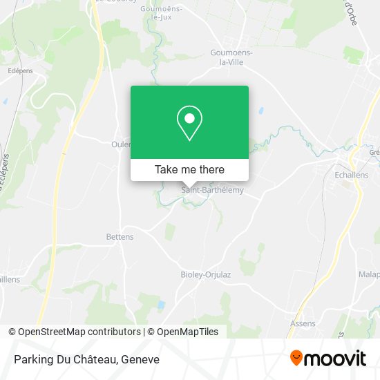 Parking Du Château map