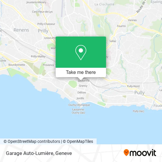 Garage Auto-Lumière map